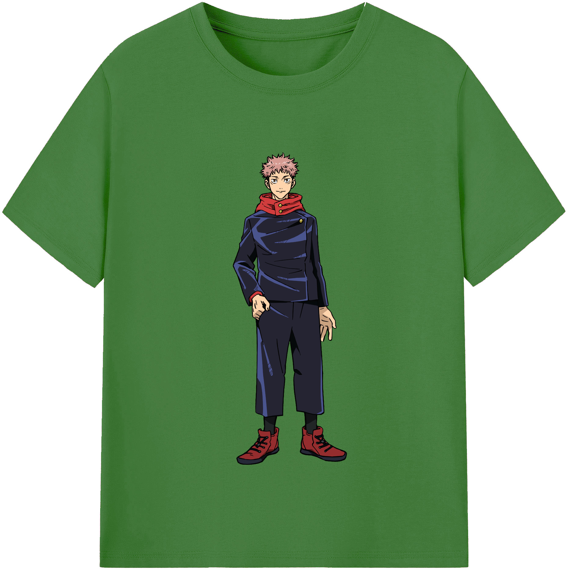 （画像用） 呪術廻戦 Jujutsu Kaisen レディースカジュアルプリントTシャツ（綿100％）